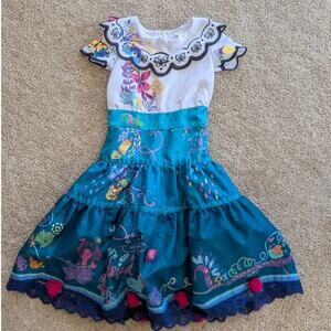 Disney Encanto Mirabel Costume Dress for Kids Size 4-6